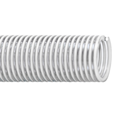 Clear PVC Water Suction Hose - 10" ID x 11.34" OD, 40 PSI, 28 Vacuum Rating, -23°F to 140°F
