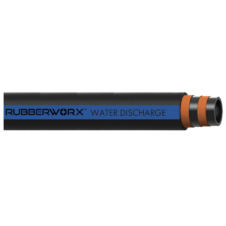 Industrial Water Discharge Hose - Heavy Duty SBR Cover and EPDM Tube for Construction, Agriculture, and More - 10 in. ID, 150 PSI