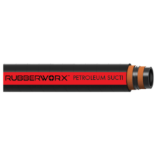 Heavy-Duty Petroleum Suction & Discharge Hose - 150 PSI, Nitrile Tube, Textile Reinforcement, Steel Helix - for Oil Transfer & Fuel Pumping (0.75" ID, 1.18" OD, -22°F to 180°F)