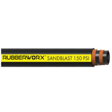 Heavy Duty Two Ply Sandblast Hose - Abrasive Resistant & Conductive Tube, Textile Reinforcement - 0.75" ID, 1.5" OD, 150 PSI Max Pressure