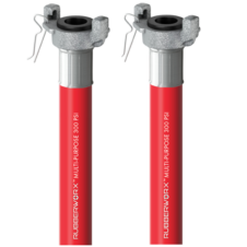 Industrial Jackhammer Hose - EPDM Tube and Cover, Crimped Universal Coupling, -40°F to 210°F, 250 PSI - M003-0075-0600-AMXAM