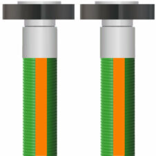 UHMW Chemical Hoses with Float x Float Stainless Turnback